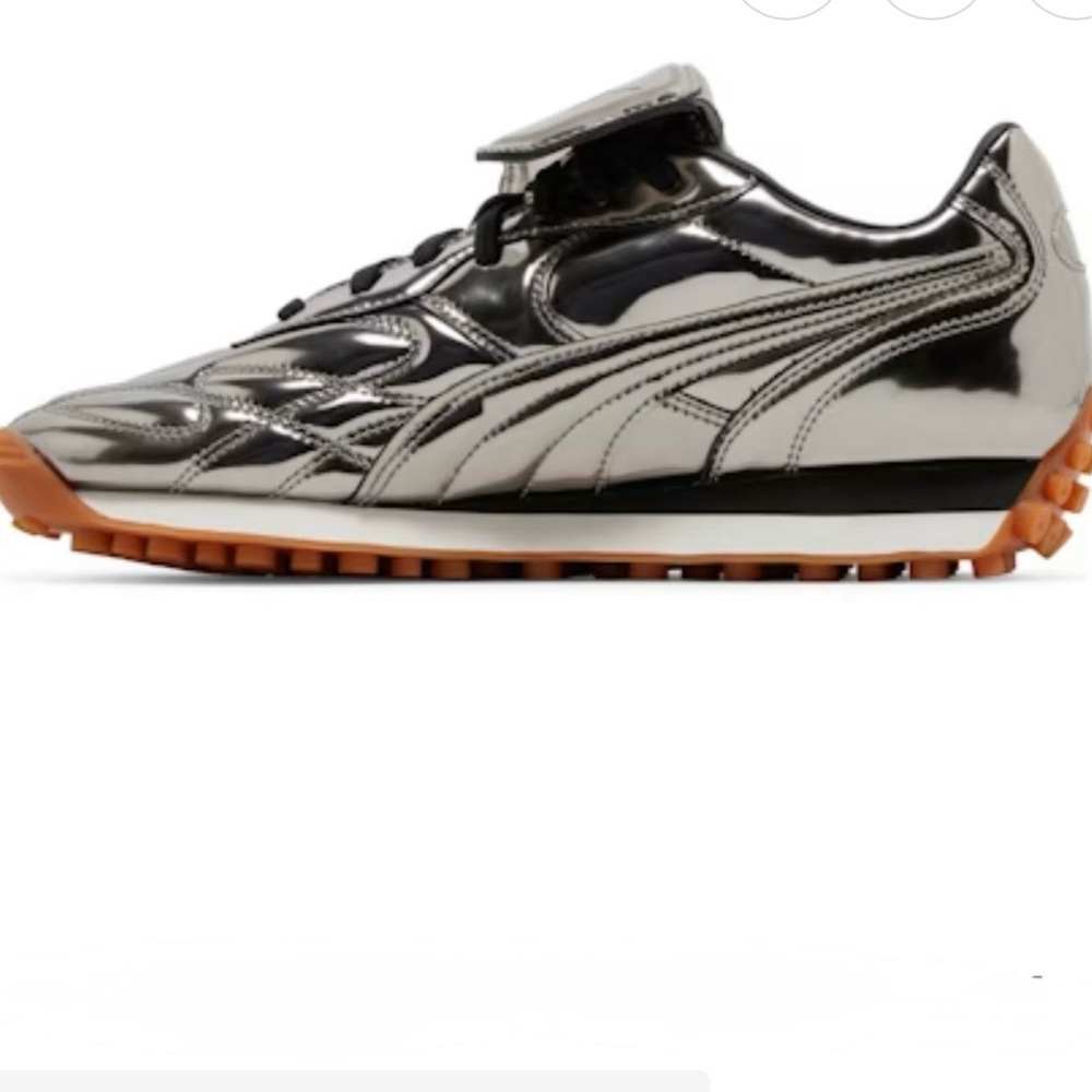 Puma x Fenty Avanti C - Silver Sneakers with Textured Design